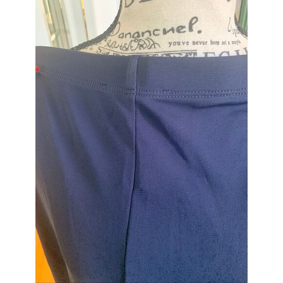 Carla Ferroni navy blue acetate and viscose blend leggings in size XXL - Picture 7 of 9